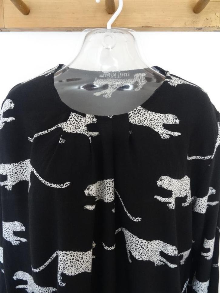 Juffrouw Jansen Amsterdam najaarstop mt L, Kleding | Dames, Tops, Zo goed als nieuw, Maat 42/44 (L), Zwart, Lange mouw, Verzenden