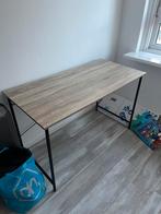 Bureau Jysk VANDBORG zwart met hout, Ophalen, Gebruikt, Bureau