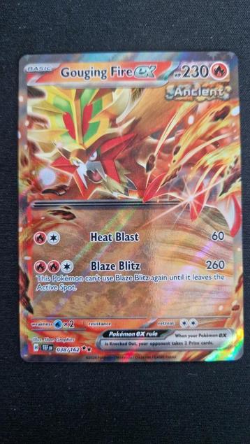 Grouging Fire EX (TEF 038/162) Pokémon kaart beschikbaar voor biedingen