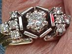Waardevolle ring witgoud met briljanten totaal 0,85crt, Sieraden, Tassen en Uiterlijk, Ringen, Ophalen, Wit, Zo goed als nieuw