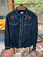Levi's Vintage Clothing (LVC) Embroided Black Western Shirt, Gedragen, Levi’s Vintage Clothing, Zwart, Halswijdte 39/40 (M)