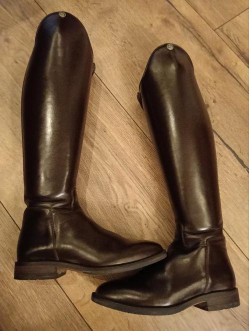 Prachtige donkerbruine dressuurlaarzen maat 38, Dieren en Toebehoren, Paardrijkleding, Zo goed als nieuw, Dames, Schoeisel, Dressuur