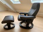 Stressless relaxfauteuils, Huis en Inrichting, Fauteuils, Ophalen, 75 tot 100 cm, Zo goed als nieuw, Metaal