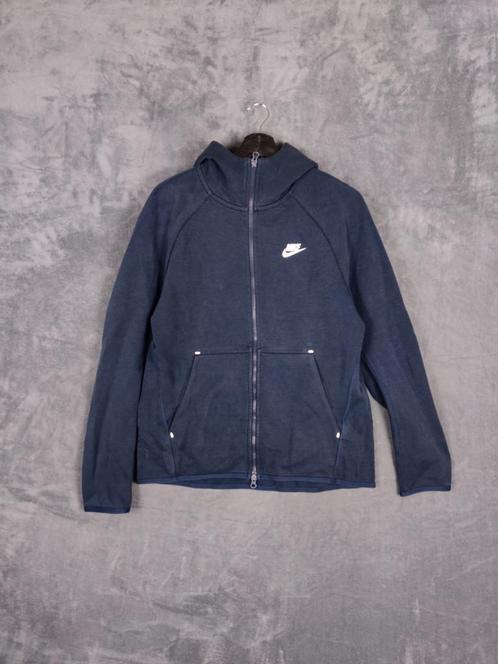 Nike Tech Vest Trui M Blauw Zip Up Hoodie, Kleding | Heren, Truien en Vesten, Zo goed als nieuw, Maat 48/50 (M), Blauw, Ophalen of Verzenden