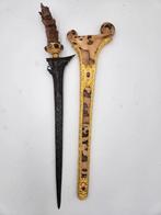 Kris Bali Kojongan Pamor Pandan Iris Zilver Goud KTB76, Antiek en Kunst, Verzenden