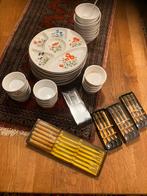 Fondueborden schaaltjes en lepels en stokjes, Ophalen of Verzenden, Porselein, Overige stijlen, Schaal of Schalen