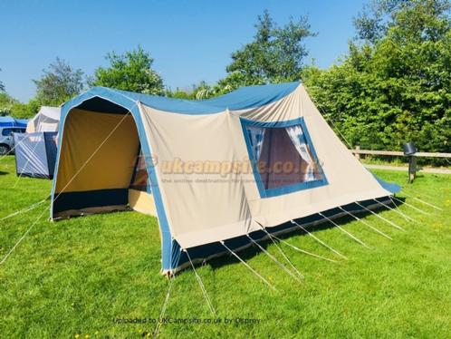 Vier- tot zespersoons tent, Caravans en Kamperen, Tenten, tot en met 6, Gebruikt, Ophalen
