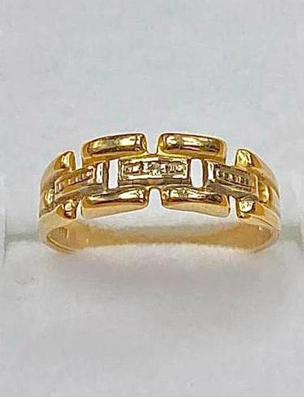 Ring 14k Goud, Sieraden, Tassen en Uiterlijk, Ringen, Nieuw, Dame, Kleiner dan 17, Goud, Goud, Ophalen of Verzenden