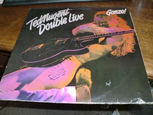 Ted Nugent ‎– Double Live Gonzo! EPIC 2LP 1978, Cd's en Dvd's, Vinyl | Rock, Gebruikt, 12 inch, Ophalen of Verzenden