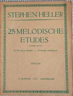 Bladmuziek piano Stephen Heller 25 melodische etudes, Muziek en Instrumenten, Bladmuziek, Piano, Gebruikt, Ophalen of Verzenden