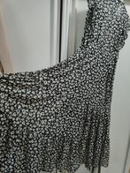 Zwart wit maxi jurk M zwierige wikkeljurk Ibiza boho, Maat 38/40 (M), Overige kleuren, Ophalen of Verzenden, Zo goed als nieuw