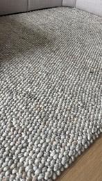 Echt wollen kleed (nieuw) gemêleerd met grijs,bruin,creme, Ophalen of Verzenden, Landelijk, Rechthoekig, Crème