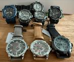 Partij Heren Horloges, Overige merken, Leer, Staal, Nieuw
