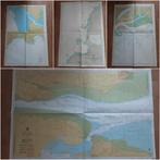 Partij zeekaarten met vaarroutes (deel 3), Verzamelen, Scheepvaart, Gebruikt, Ophalen of Verzenden, Kaart, Foto of Prent