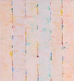 Graziano Marini(1957)Olie op board"Abstracte Compositie" Ges, Ophalen of Verzenden