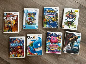 Wii Games Collectie - 8 Titels! beschikbaar voor biedingen