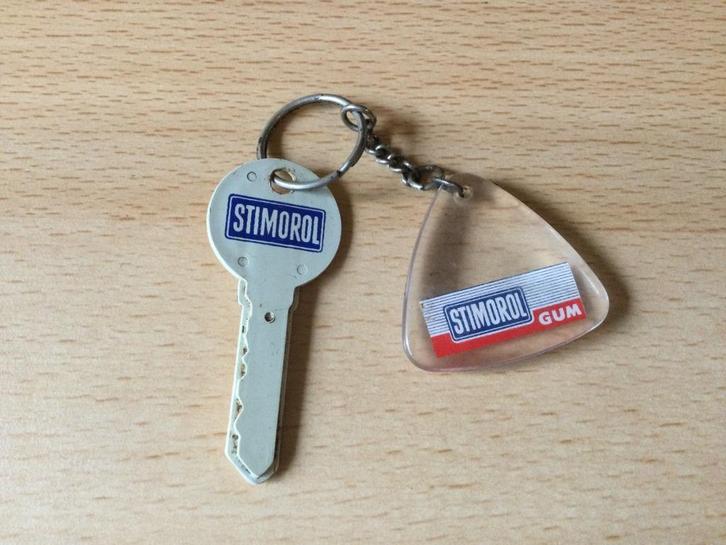 Stimorol  plastic  sleutel hanger, Verzamelen, Sleutelhangers, Gebruikt, Overige typen, Ophalen of Verzenden