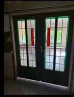 Glas in lood deuren - ensuite deuren - 208x84cm, Doe-het-zelf en Verbouw, Ophalen, Gebruikt, 120 cm of meer, Binnendeur