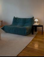 Vintage Ligne Roset Togo Stoel - Originele Stof, Ophalen, Gebruikt, 100 tot 125 cm, 75 tot 100 cm