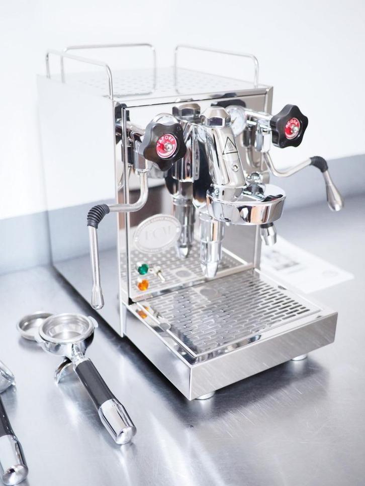 ECM Mechanika VI Slim 2023 als nieuw geheel gereviseerd, Witgoed en Apparatuur, Koffiezetapparaten, Refurbished, Gemalen koffie