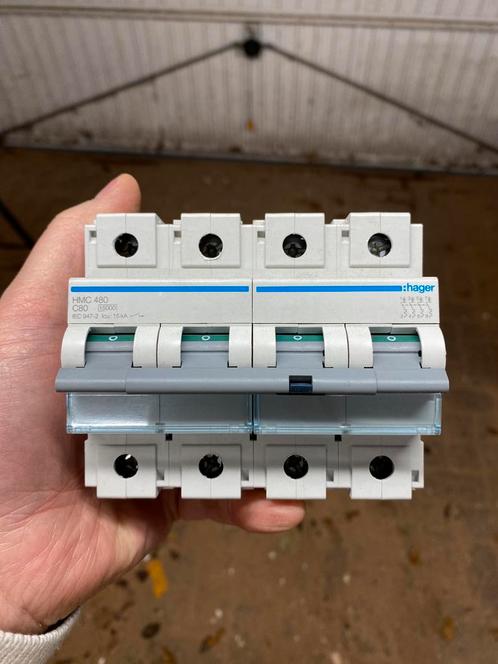 Hager C80A Automaten 2 stuks Nieuw., Doe-het-zelf en Verbouw, Elektra en Kabels, Nieuw, Overige typen, Ophalen of Verzenden