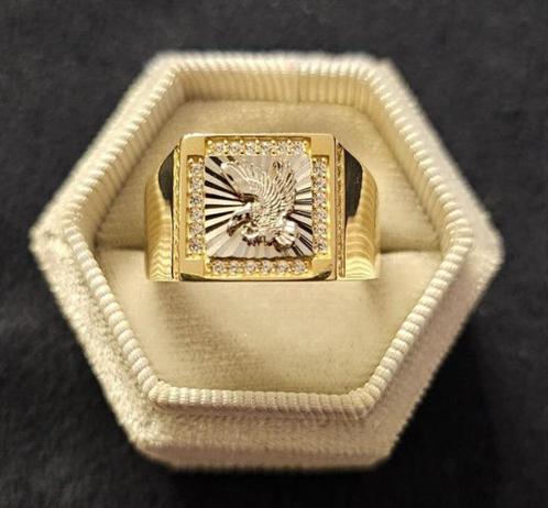 Adelaar Gouden Ring 14k, Sieraden, Tassen en Uiterlijk, Ringen, Nieuw, Dame, Goud, Ophalen of Verzenden