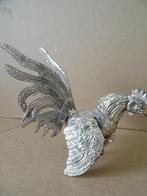 Stel kemphanen zwaar verzilverde kemphanen 13cm vintage 1950, Antiek en Kunst, Ophalen of Verzenden