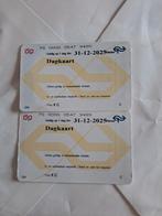 2 stuks dag kaart , 1e klaas , 50 euro per 1 stuk, Tickets en Kaartjes, Trein, Bus en Vliegtuig, Trein, Met bestemming of datum