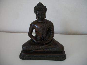 Boeddha Beeld - Bruin - 15 cm hoog - zgan beschikbaar voor biedingen