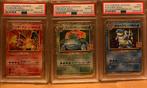 Charizard Venusaur Blastoise Japanese 25 Anniversary PSA 10, Ophalen of Verzenden, Zo goed als nieuw
