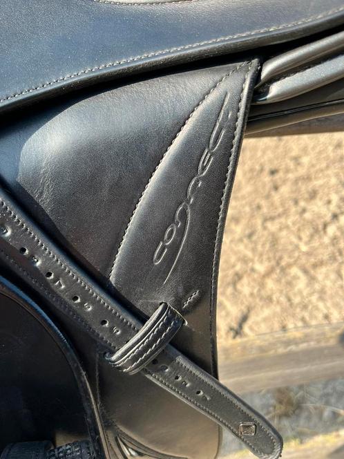 Erreplus dressuurzadel Connect zwart 17,50”inch, Dieren en Toebehoren, Paarden en Pony's | Zadels, Zo goed als nieuw, Dressuur