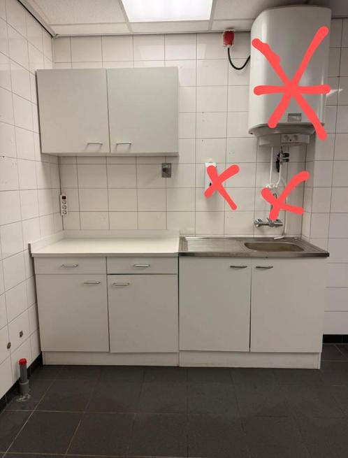 Complete set keukenmeubels  voor kleine bedrag., Huis en Inrichting, Keuken | Complete keukens, Zo goed als nieuw, Wit, Ophalen