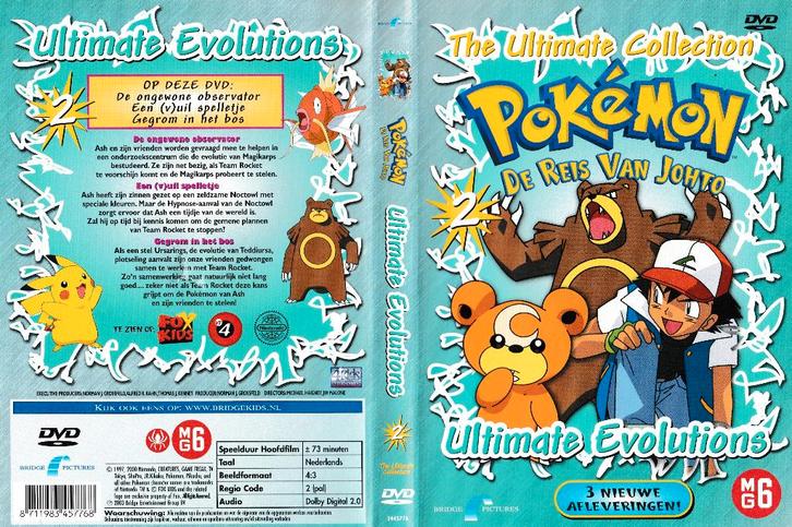 Pokémon-De Reis Van Johto - Deel 2: Ultimate Evolutions 0201, Cd's en Dvd's, Dvd's | Kinderen en Jeugd, Gebruikt, Film, Avontuur