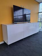 Hoogglanzend witte moderne kast, Huis en Inrichting, Minder dan 100 cm, 200 cm of meer, Modern, Gebruikt