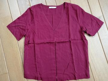 SISSY-BOY bloes t- shirt bordeaux rood maat S - nieuw - beschikbaar voor biedingen