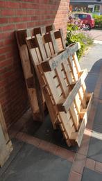 3x houten pallets, Doe-het-zelf en Verbouw, Hout en Planken, Ophalen, Gebruikt, Minder dan 200 cm, Pallet