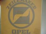 sticker Zeilemaker OPEL DEALER Auto kadett oldtimer retro, Verzamelen, Stickers, Verzenden