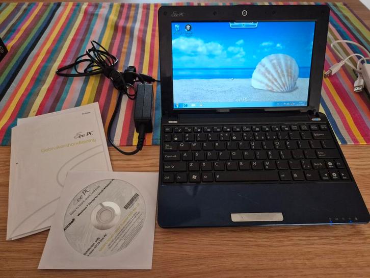 ASUS EEEPC - Compacte Netbook, Computers en Software, Windows Laptops, Gebruikt, 10 inch of minder, HDD, Minder dan 2 Ghz, Minder dan 4 GB