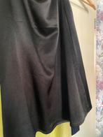 Zwarte acetat rok, Kleding | Dames, Rokken, Zwart, Maat 46/48 (XL) of groter, Ophalen of Verzenden, Zo goed als nieuw