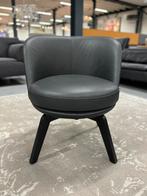 Nieuw Rolf Benz 562 Fauteuil zwart leer Design draai stoel, Huis en Inrichting, Fauteuils, Nieuw, Leer, Ophalen of Verzenden