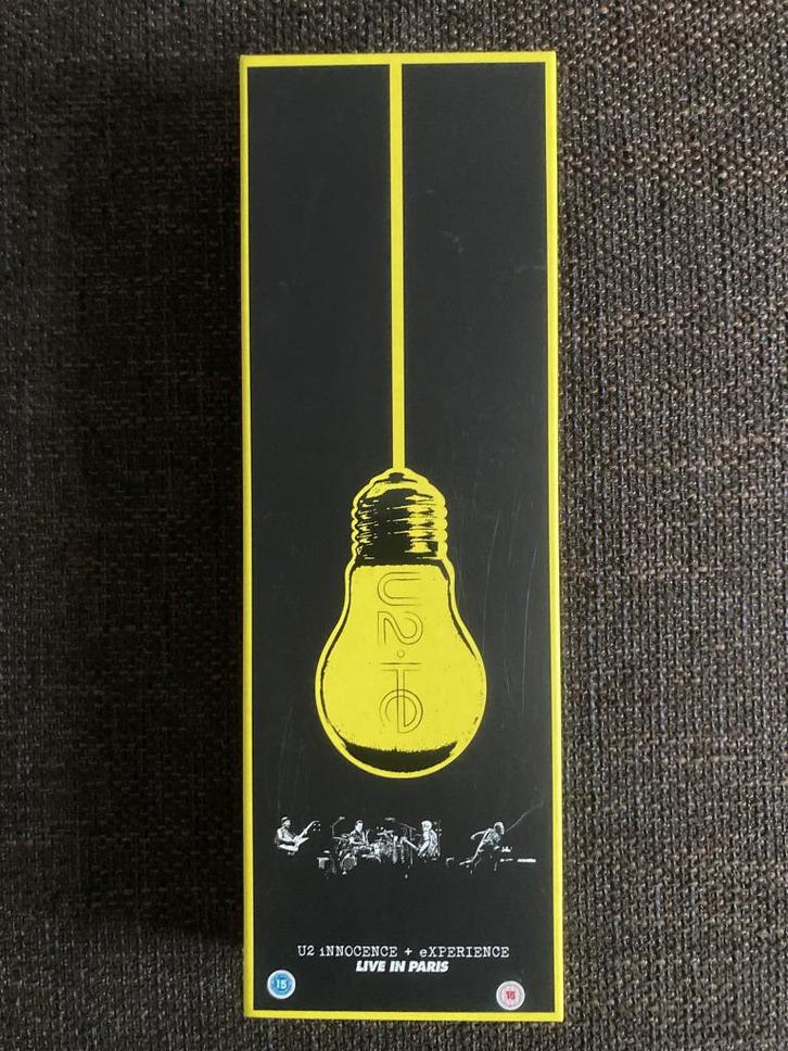 U2- Innocence+ Experience (Live in Paris) Boxset Dvd Blu-Ray, Cd's en Dvd's, Blu-ray, Zo goed als nieuw, Muziek en Concerten, Boxset