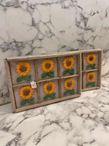 Kerstcadeau tip: vintage zonnebloem handzeep blokjes beschikbaar voor biedingen