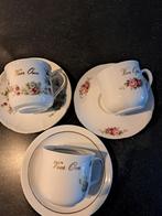 Kop en schotel met opa en oma opschrift, Ophalen of Verzenden