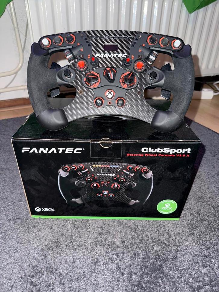 Fanatec ClubSport Steering Wheel Formula V2.5 X – QR-1, Computers en Software, Joysticks, Zo goed als nieuw, Ophalen of Verzenden