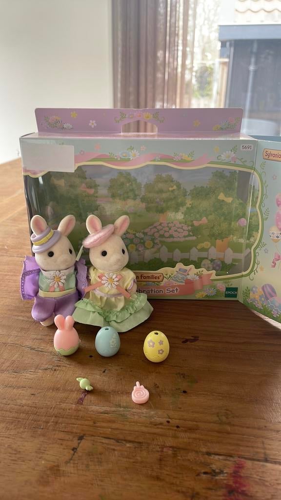 Sylvanian Families. Easter celebration set, Ophalen of Verzenden, Zo goed als nieuw, Poppenhuis