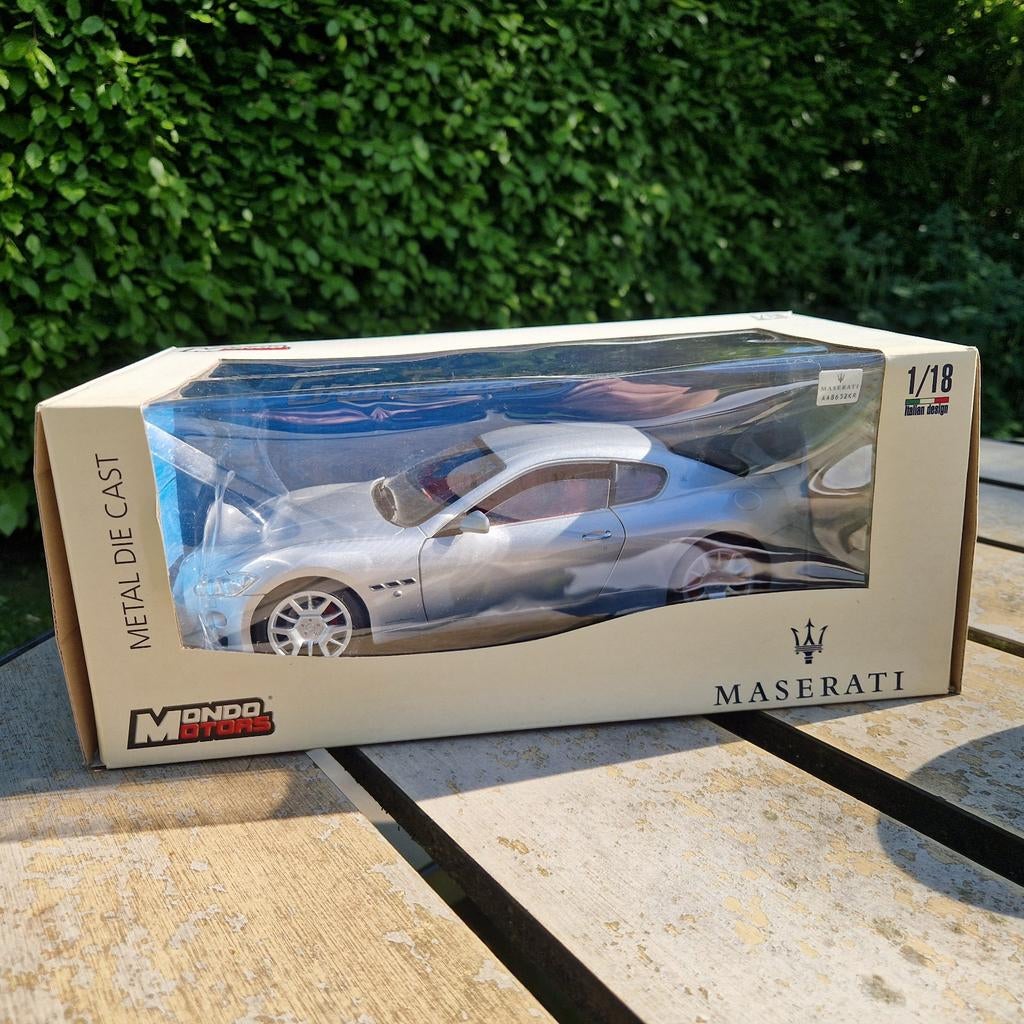 Maserati GranTurismo modelauto 1:18 Mondo Motors, Ophalen of Verzenden