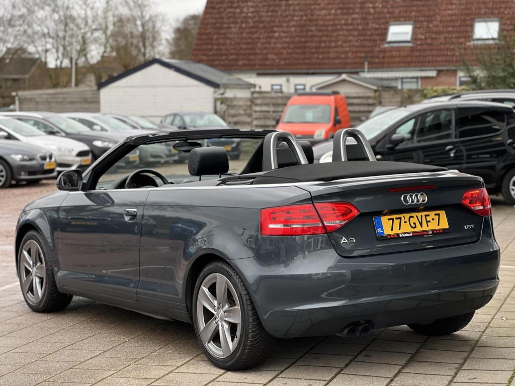 Audi A3 Cabriolet 1.8 TFSI Ambition Pro Line Automaat / Nieu, Auto's, Gebruikt, Zwart, 4 cilinders, Bedrijf