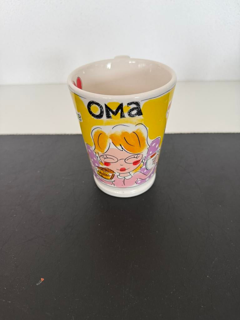 XL mok oma blond Amsterdam, Blond Amsterdam, Ophalen of Verzenden, Zo goed als nieuw, Kop(pen) en/of Schotel(s)