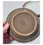 6X antiek servies Schotel schotels Denby zandsteen 16cm, Antiek en Kunst, Ophalen of Verzenden