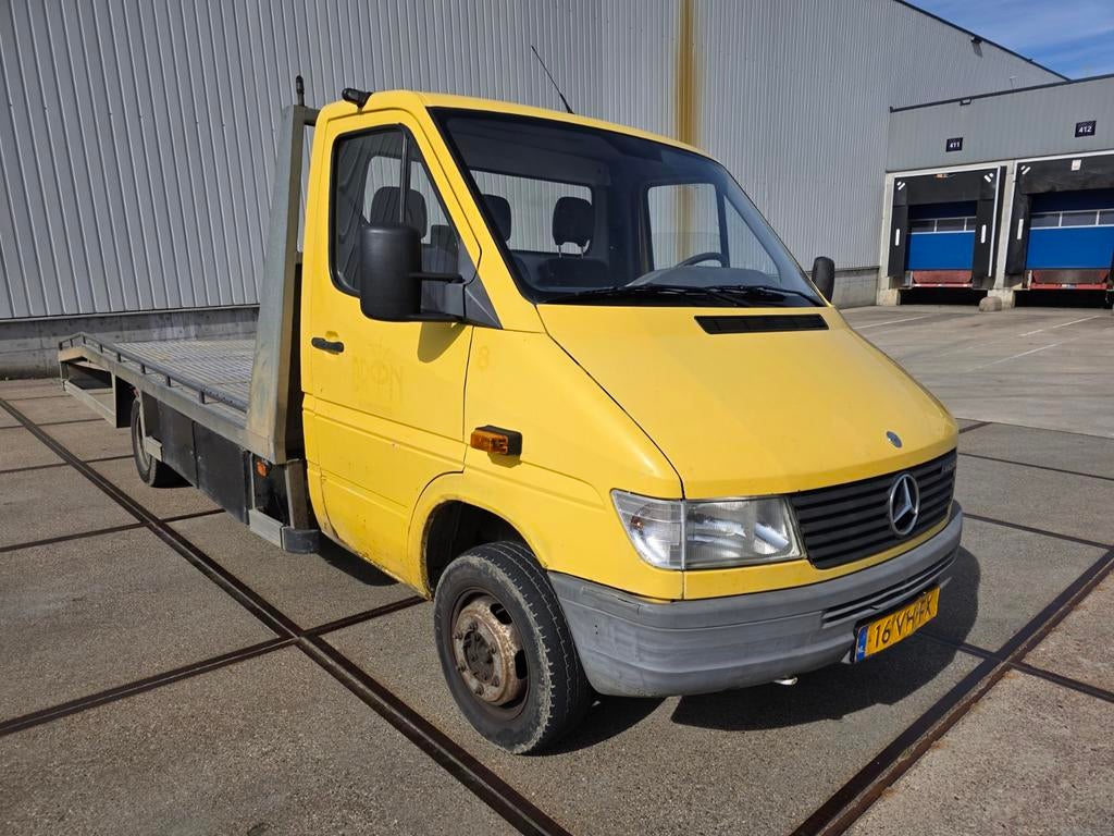 Te koop Mercedes Sprinter 412D oprijwagen, Auto's, Grijs, Particulier, Geïmporteerd, Te koop